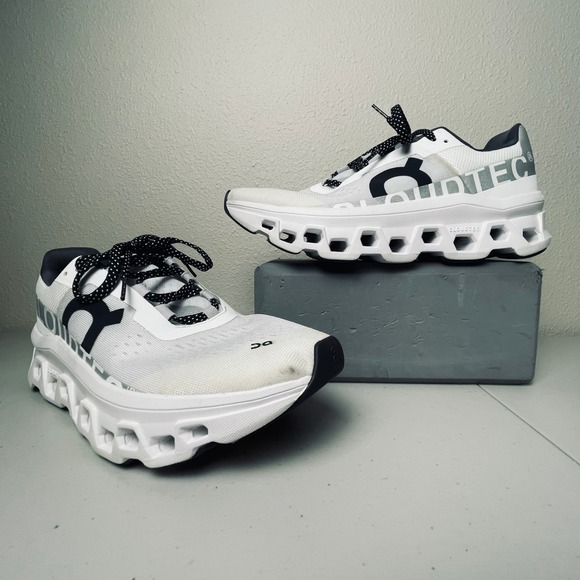 On Cloudmonster All White Women's Running Shoes US 9 UK 7 EUR 40.5 - Picture 1 of 14